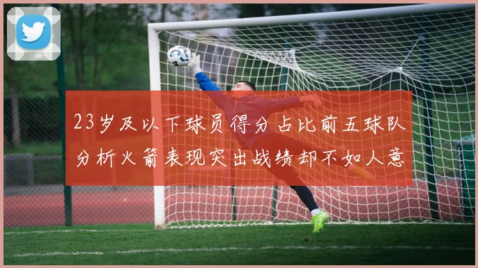 23岁及以下球员得分占比前五球队分析火箭表现突出战绩却不如人意