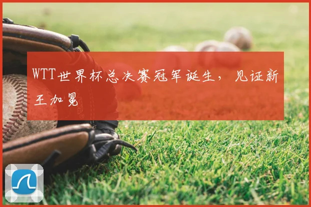 WTT世界杯总决赛冠军诞生,见证新王加冕