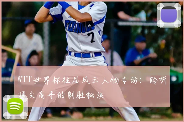WTT世界杯往届风云人物专访：聆听顶尖高手的制胜秘诀